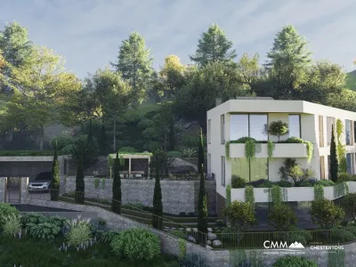 Luxury villa with panoramic views over Porto Montenegro